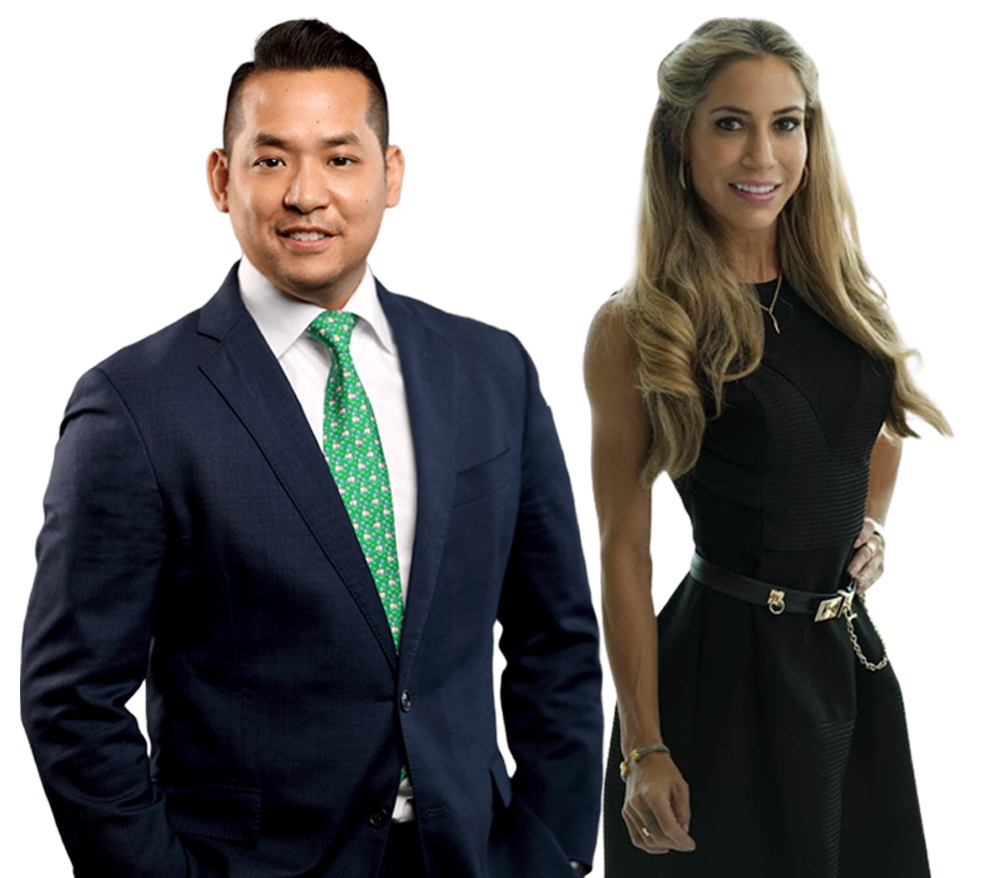 Headshots of Attorney Ryan Nguyen and Angie