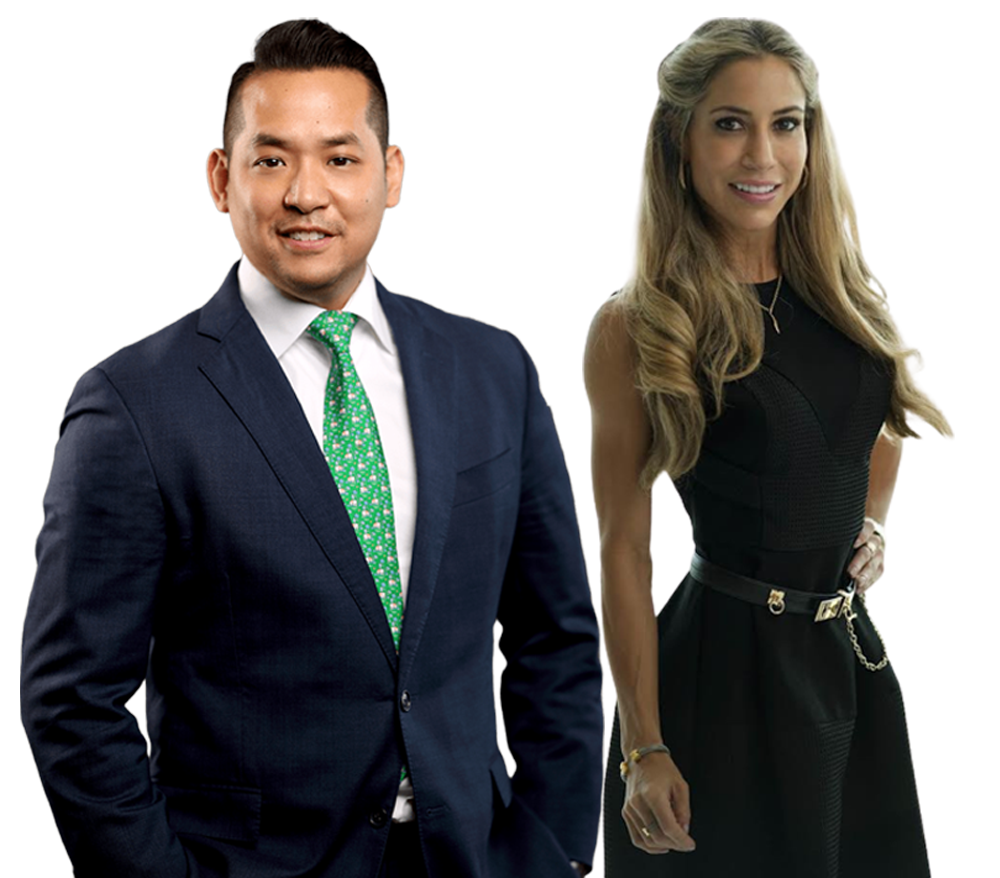 Headshots of Attorney Ryan Nguyen and Angie
